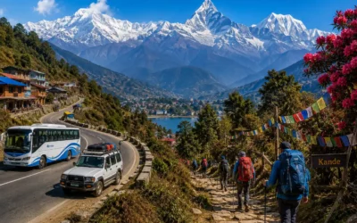 Mardi Himal Trek Transportation Guide | How to Get There by Bus, Jeep, and Flight